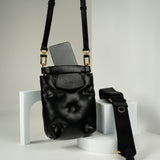 Sidecar-Percy Phone Pouch and Nylon Strap Set-Sable